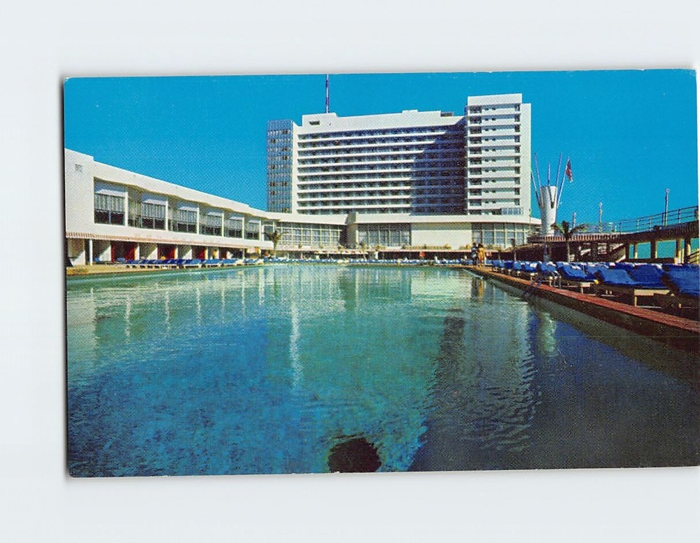 Postcard Pool View Hotel of the Stars Miami Beach Florida USA