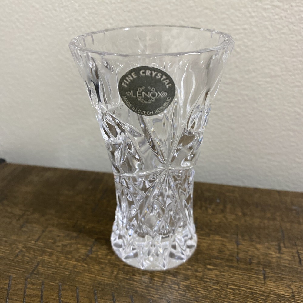 Lenox Crystal Vase 4” Great Condition