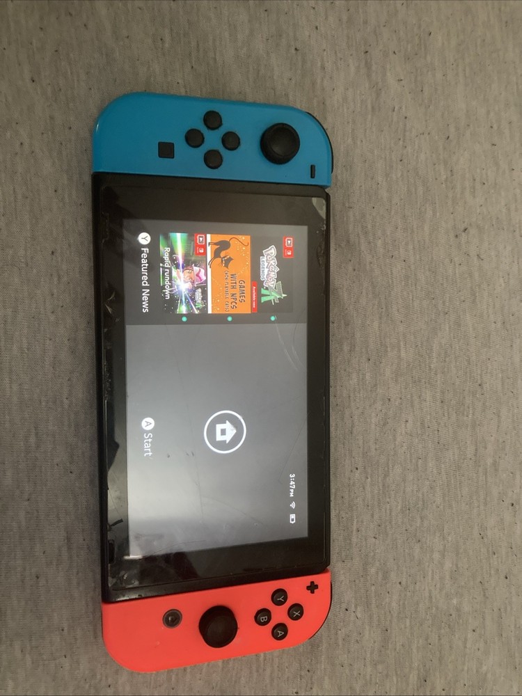 Nintendo Switch Joy Con Neon Blue and Red (Bought in 2021)