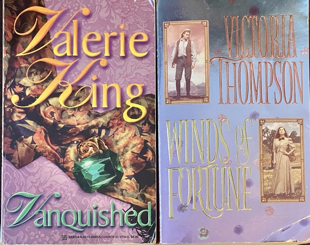 (2 pb) 1995 ZEBRA historical romance Valerie KING Victoria THOMPSON regency