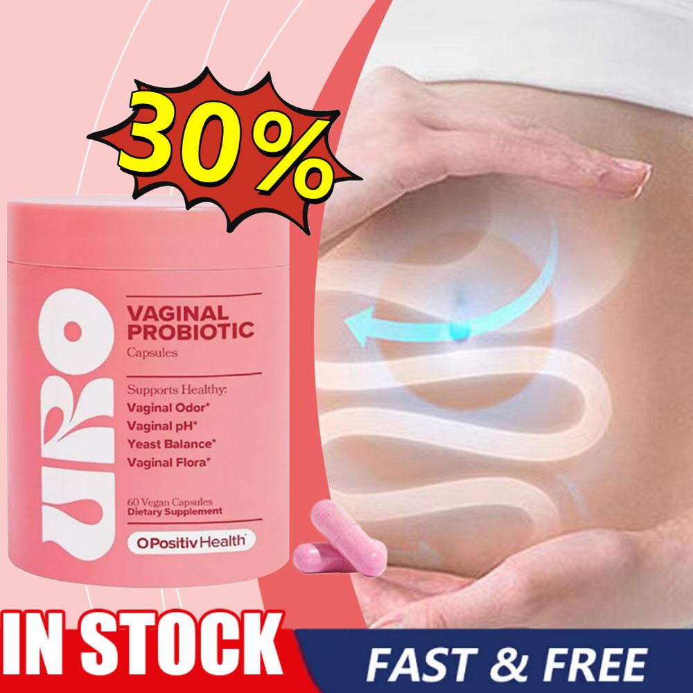 URO Vaginal Probiotics for Women pH Balance with Prebiotics and Lactobacillus. FAST!