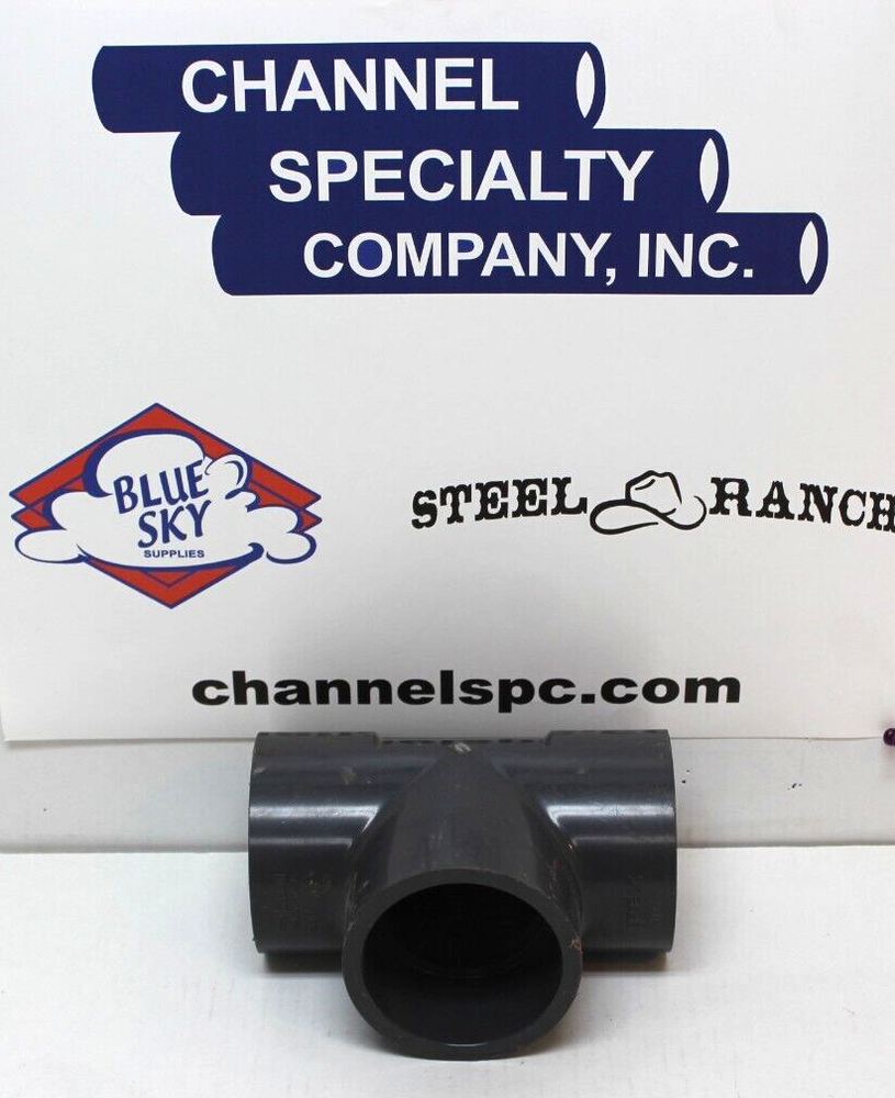 3 Inch Sch80 Socket Weld PVC Tee by Ipex Durable and Reliable