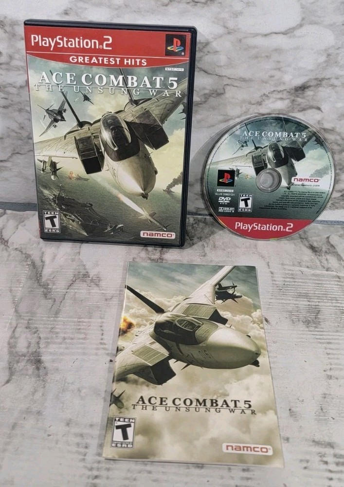 Ace Combat 5: The Unsung War (Sony PlayStation 2 Greatest Hits) PS2 Complete CIB-image