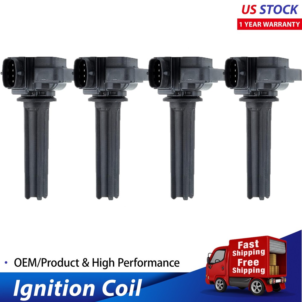 Ignition Coil Pack Kit Set of 4 for 03-11 Saab 9-3 2.0L Turbo