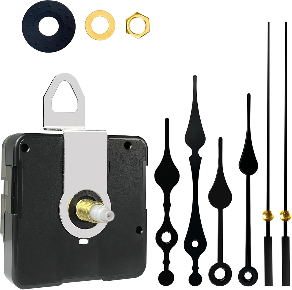 Clock Mechanism Replacement,Quartz Battery Operated Movement Silent DIY Wall Cl
