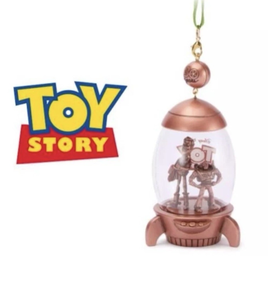 Disney Toy Story 30th Anniversary Woody & Buzz Legacy Sketchbook Ornament NEW