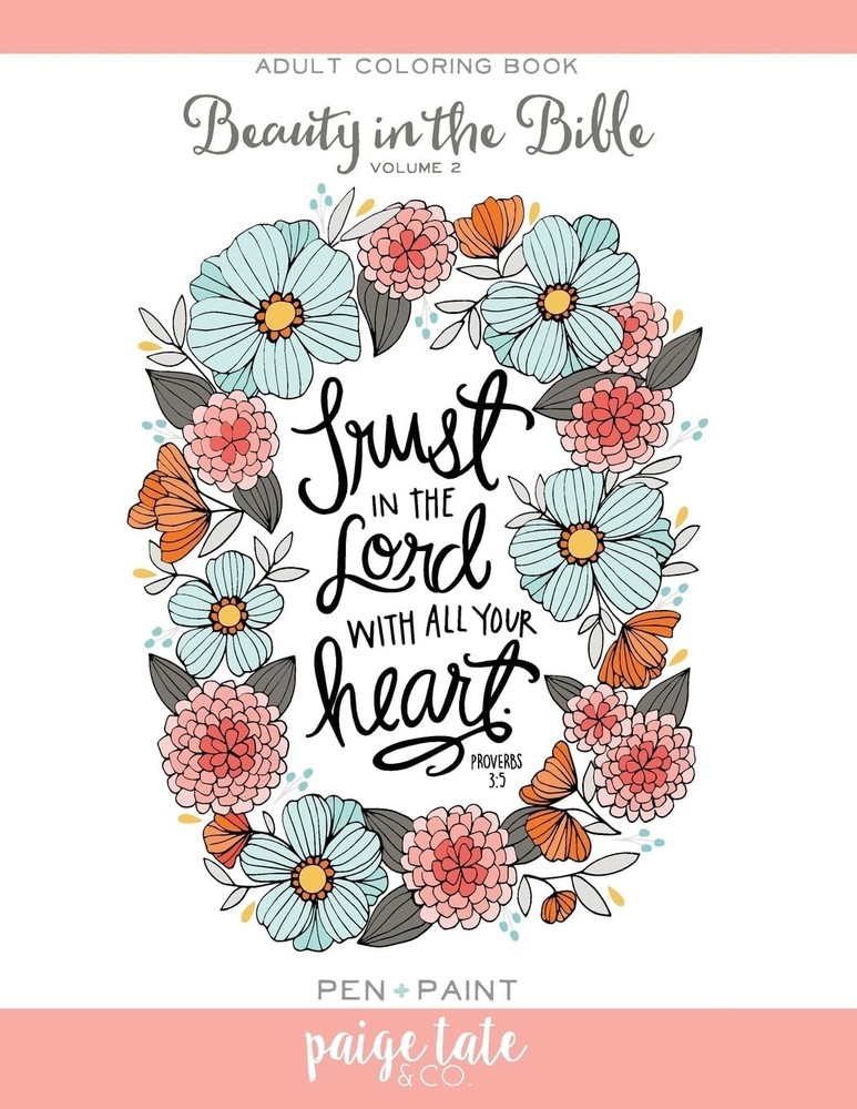 Beauty in the Bible: Adult Coloring Book Volume 2