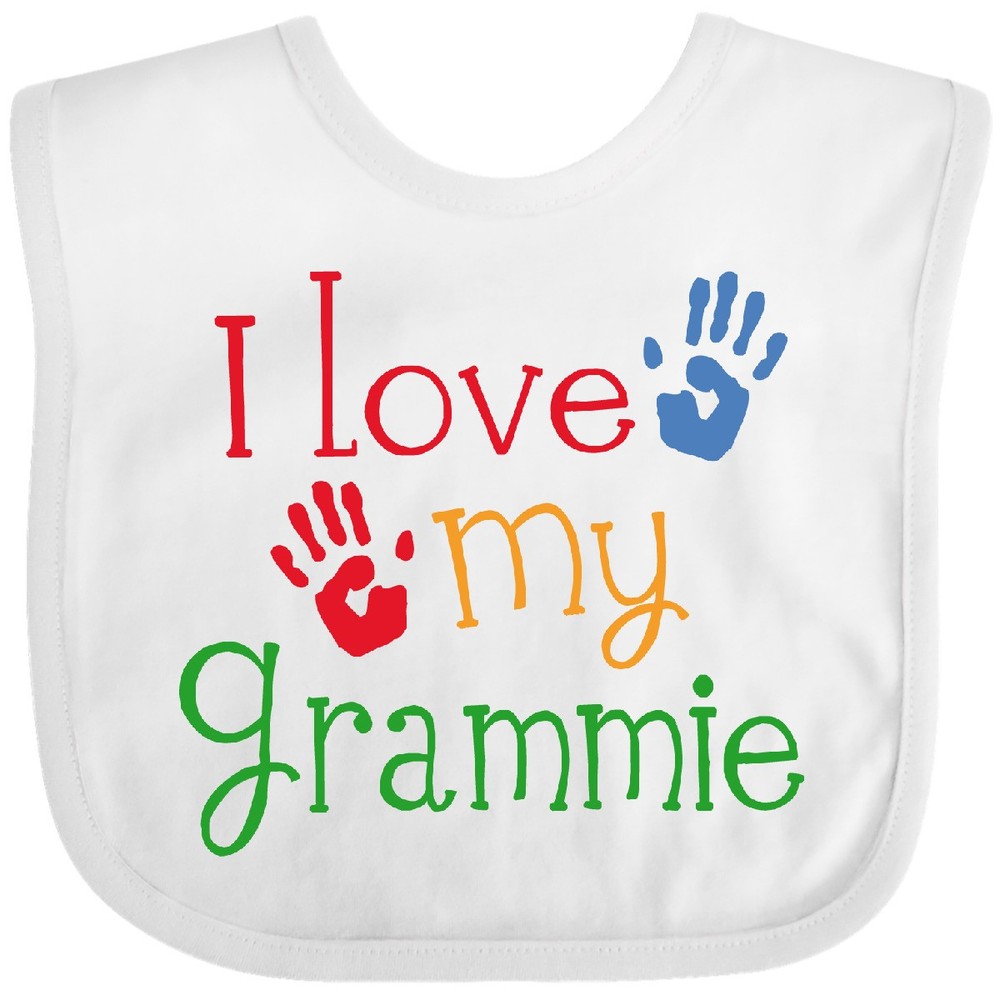 Inktastic I Love My Grammie Baby Bib Grandma Grandmother Mothers Day Abuela-image