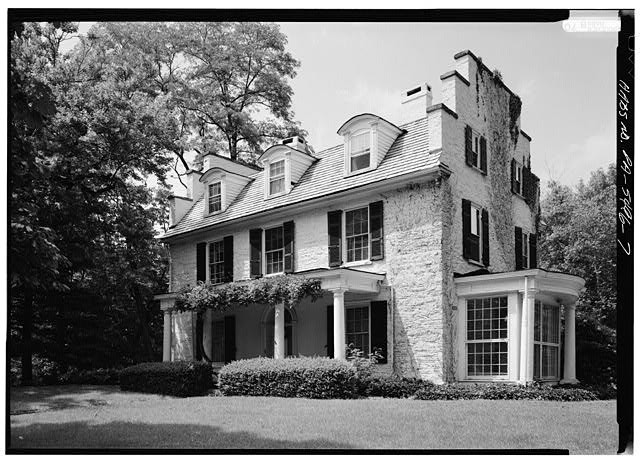 7. PERSPECTIVE VIEW OF SOUTHWEST (FRONT) AND SOUTHEAST SIDE FROM SOUTH -