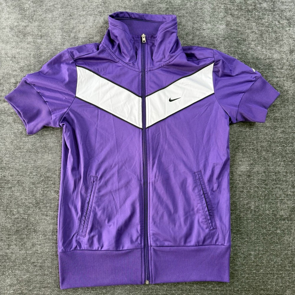 Nike Athletic Dept Women's Size Medium Full Zip Running Tennis Track Jacket Top