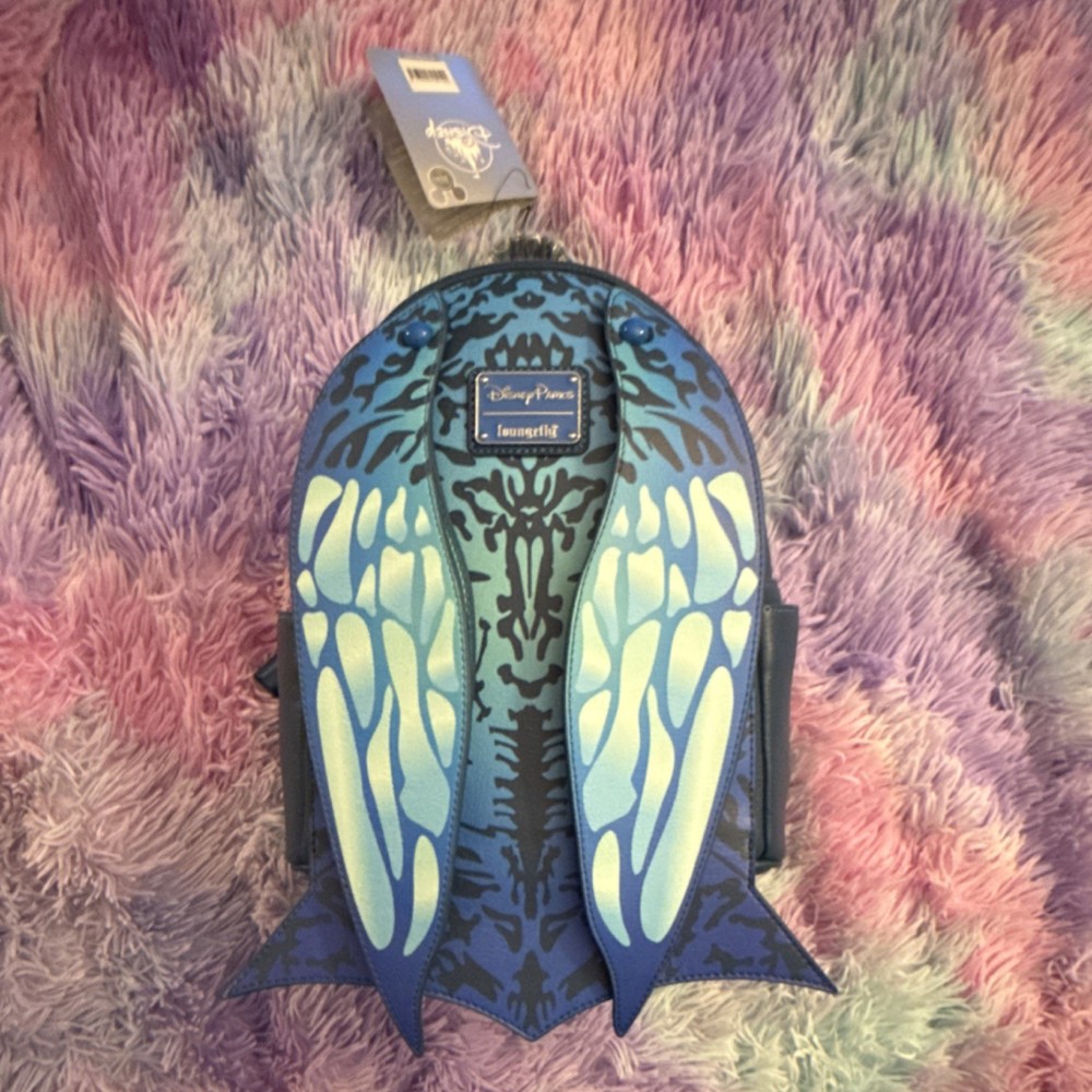 Loungefly Disney Pandora D23 Exclusive Avatar Loungefly Mini Backpack Blue Wings