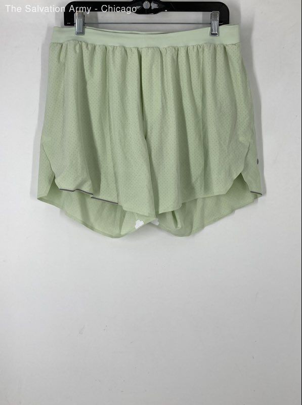 Lululemon Mens Mint Green Elastic Waist Activewear Athletic Shorts Size XL