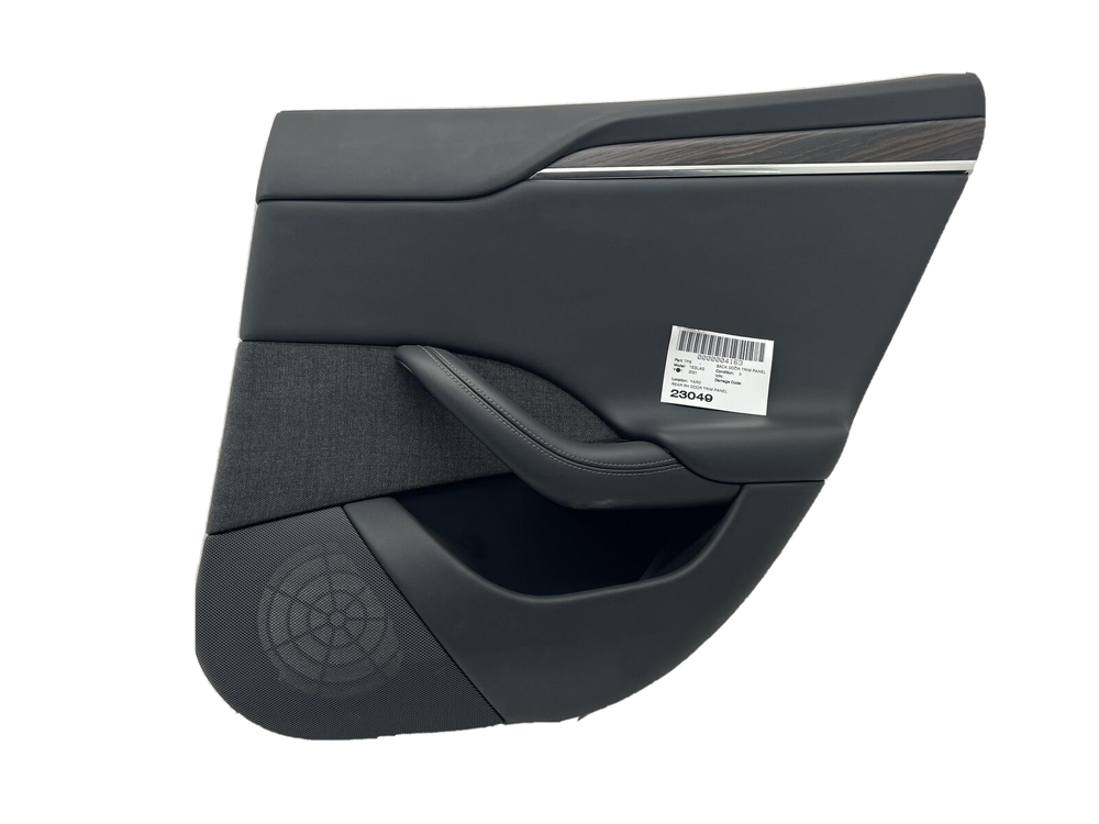2021-2023 Tesla Model S Rear Passenger Side Panel Door Trim Card Right Assembly