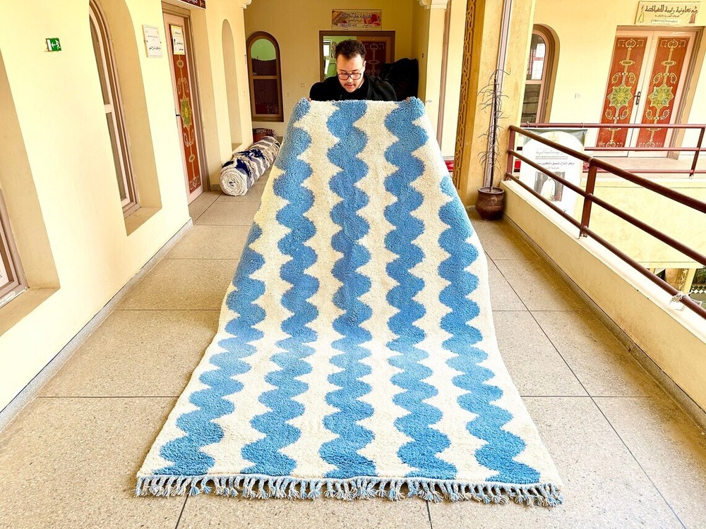 CHARMING BENIOURAIN RUG, Made To Order Rug, Handmade Moroccan Rug