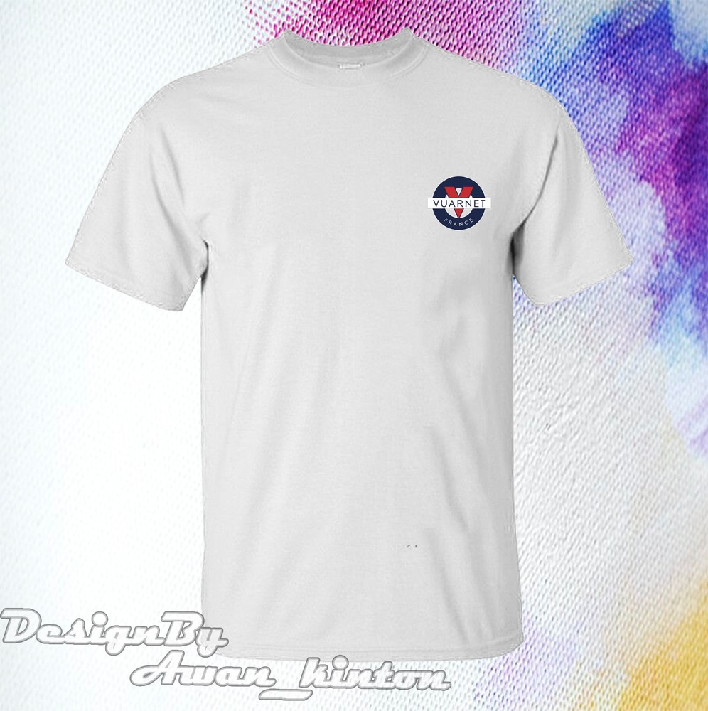 Shirt Short Sleeve VUARNET Logo TSHIRT Made in USA Cotton