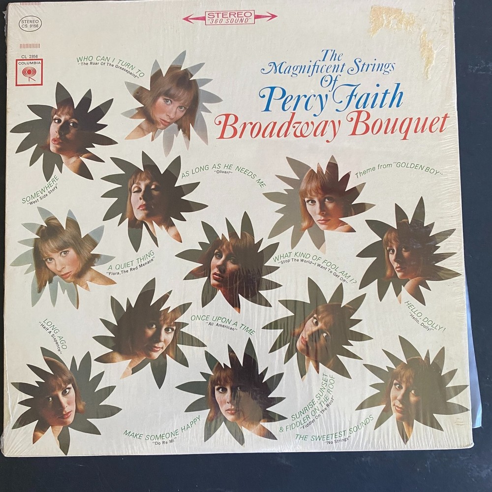 Percy Faith – Broadway Bouquet LP Record 1965 Columbia Stereo 33 RPM