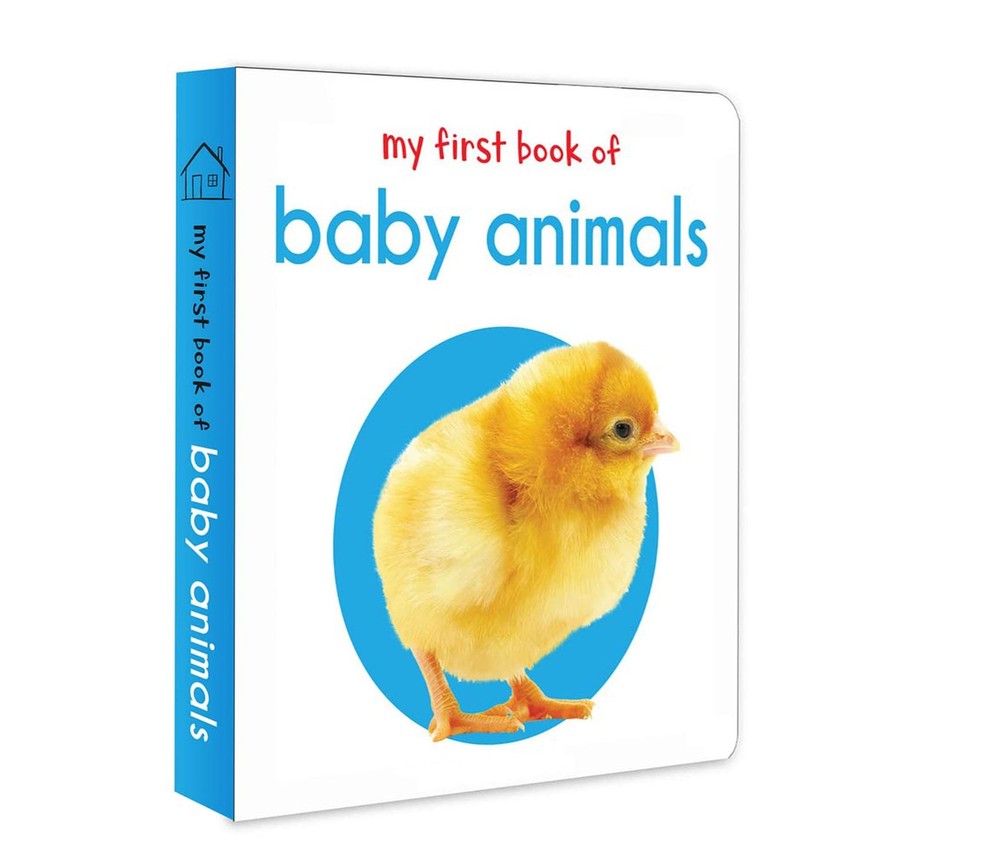 My First Book of Baby Animals: Board White
