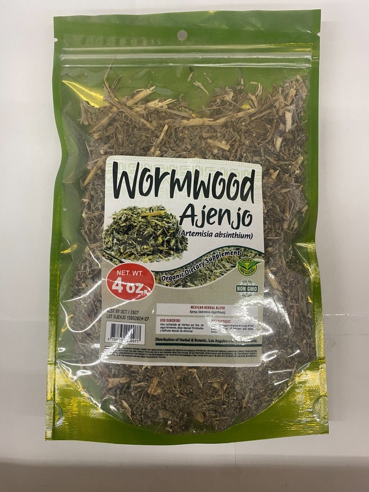 Ajenjo, Wormwood, Absinthe, Hierba Mastera  (Artemisia absinthium) | 4oz Bag-image