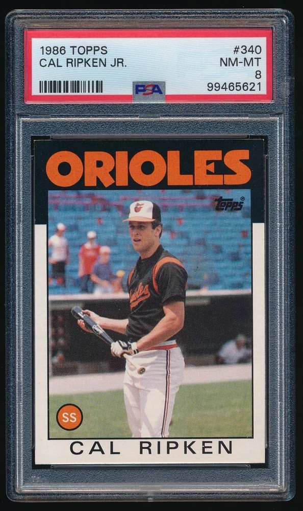 Cal Ripken Jr. 1986 Topps #340 PSA 8 Listing #2