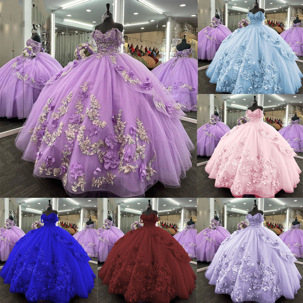 Sweet 15 16 Quinceanera Dresses Princess Ball Gowns Prom Vestidos De 15 Anos