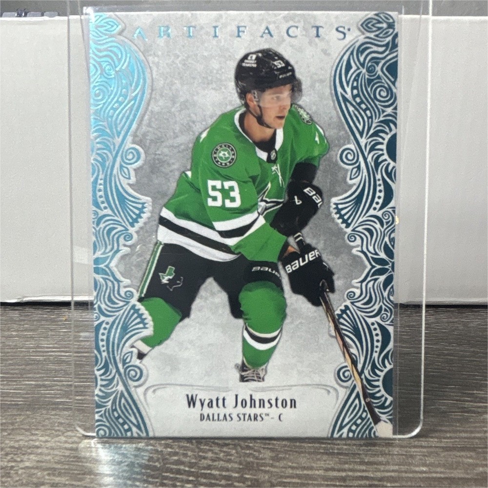 Upper Deck Artifacts 2025-26 Wyatt Johnston Sky Blue #113 Dallas Stars