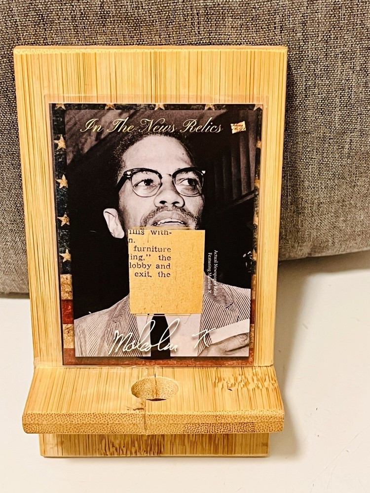 2018 The Bar Pieces of the Past MALCOLM X   ITNM-MX  in the News Relic