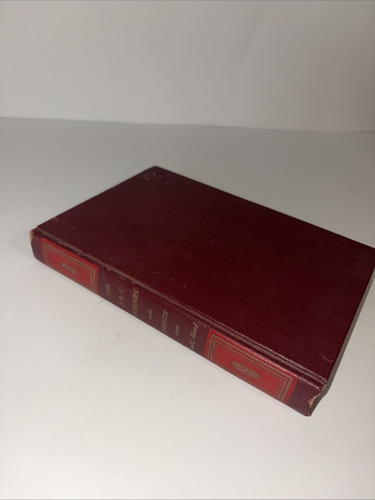 1936 Vintage Hardcover Leatherette-ABC Murders-Agatha Christie-Poirot Mystery