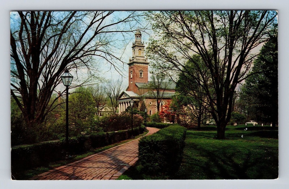 Granville OH-Ohio, Chapel Walk, Swasey Observatory, Antique, Vintage Postcard