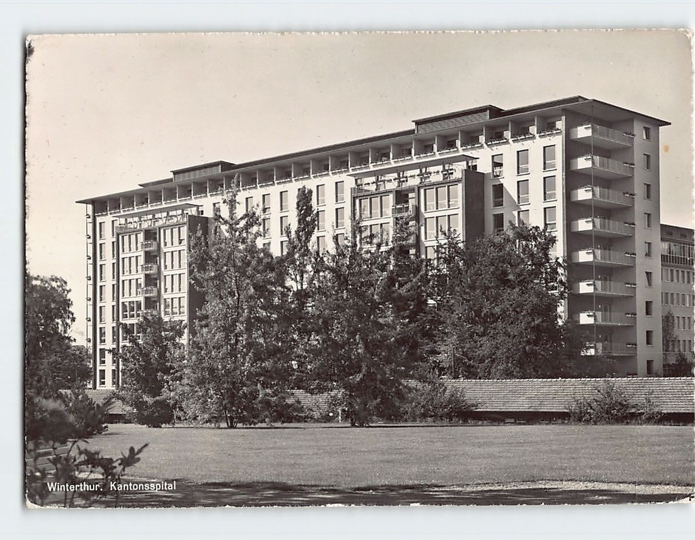 Postcard Kantonsspital Winterthur Switzerland
