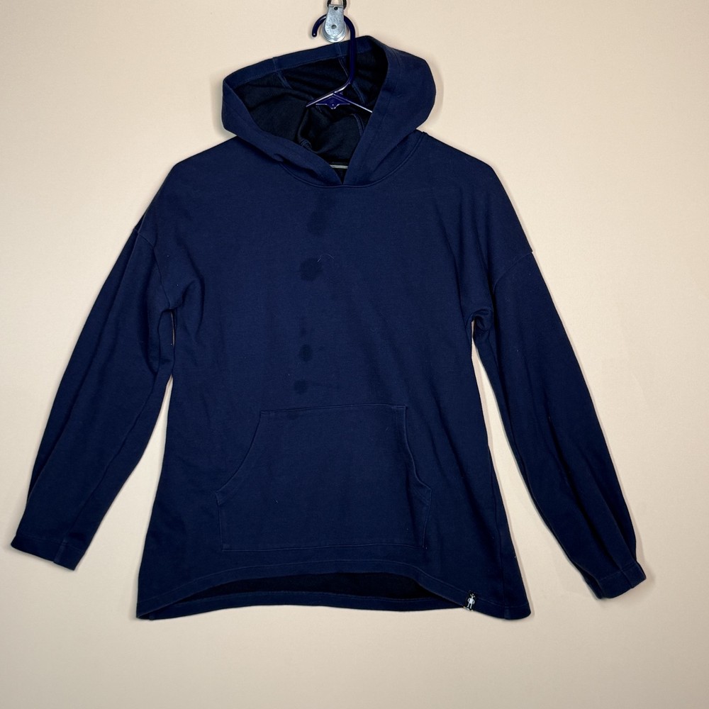Smartwool Performance Merino Wool Pullover Hoodie Blue Women's Size XS