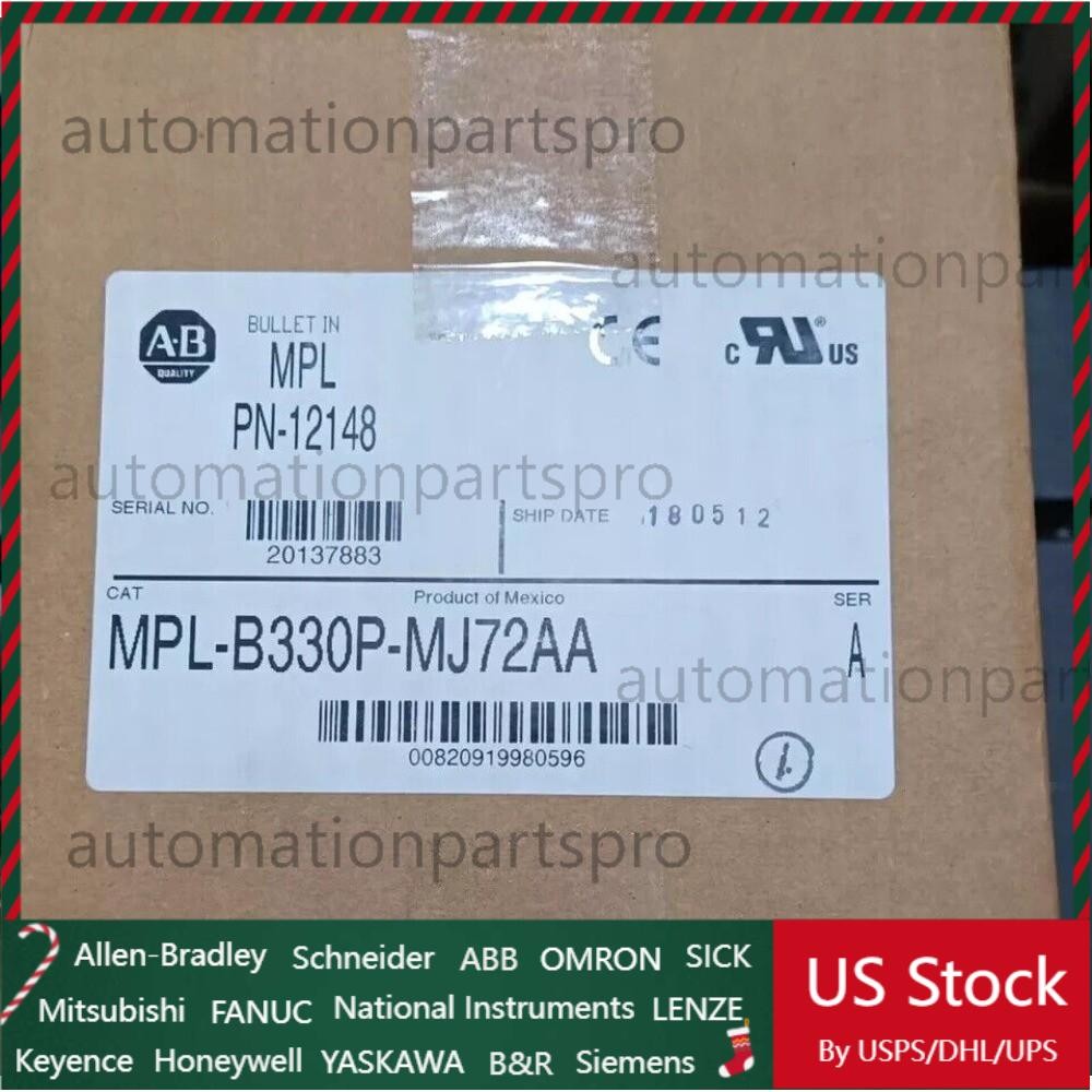 MPL-B330P-MJ72AA Allen Bradley Kinetix MP Servo Motor MPLB330PMJ72AA US Free Tax