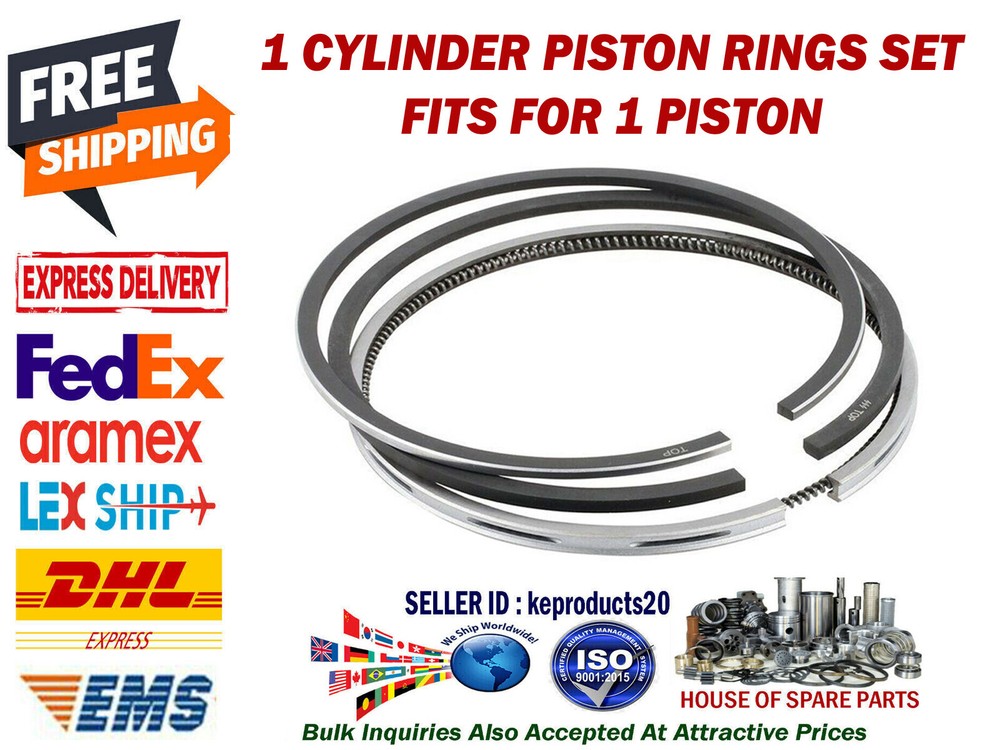 103mm Piston Ring Set Standard for JCB Backhoe Turbo 3CX 3DX 320/09299 320/0921