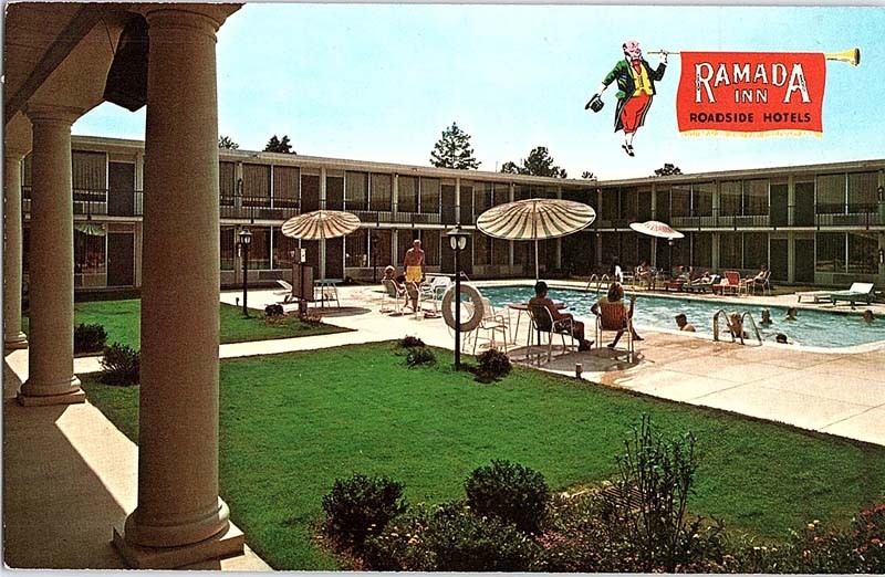 Postcard HOTEL SCENE Macon Georgia GA m/09 AJ0023