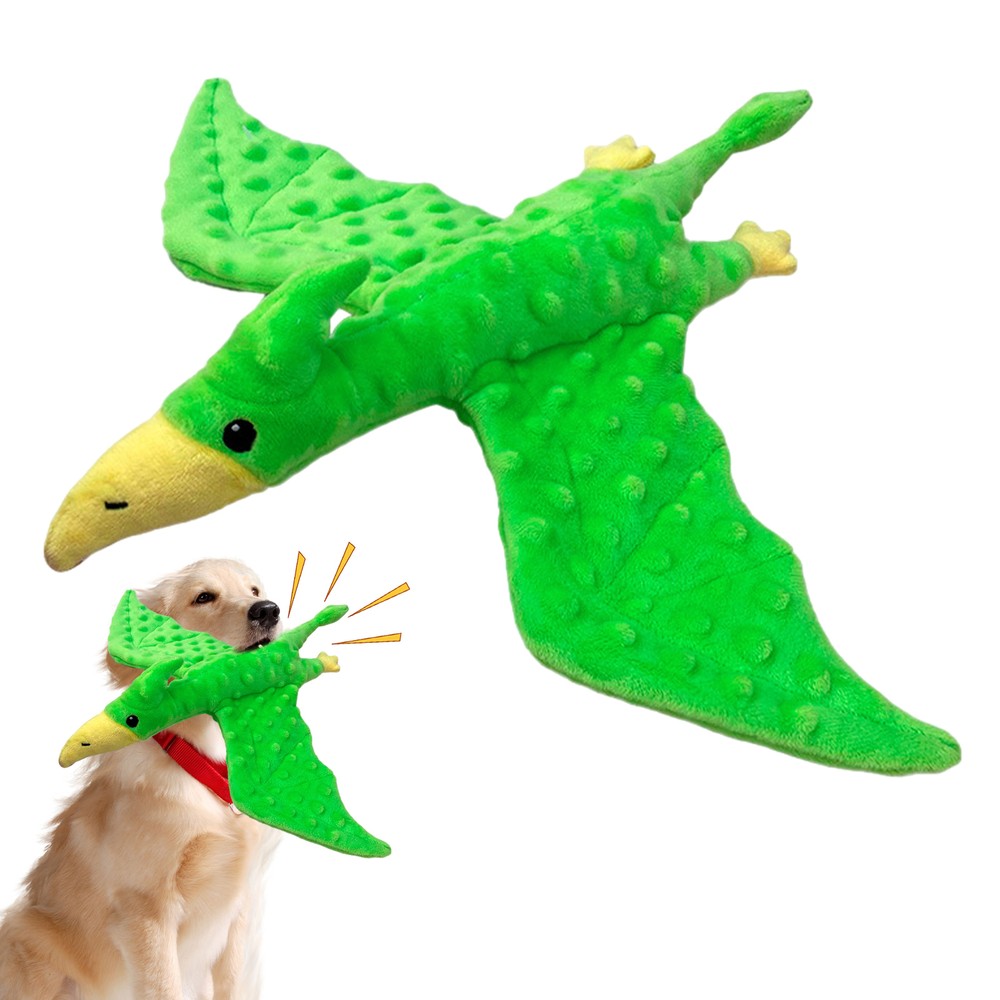 Dog Chew Plush Toys for Aggressive Chewers Tough Durable Squeaky Dog Toy