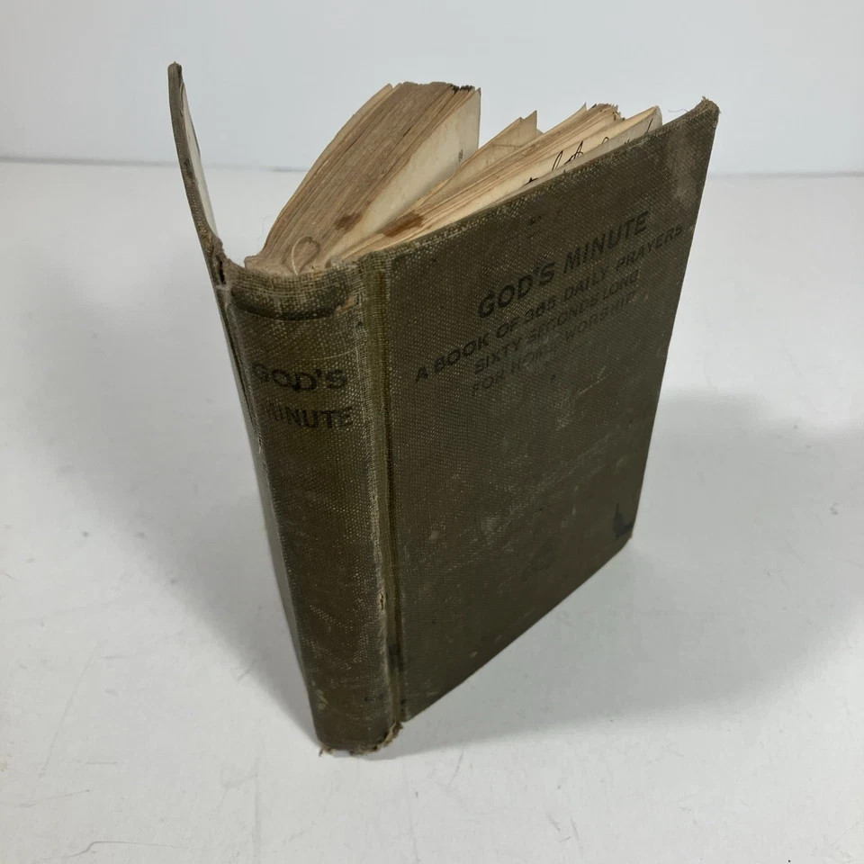 God's Minute 365 Daily Prayers Sixty Seconds Long Home Worship 1916 Vintage