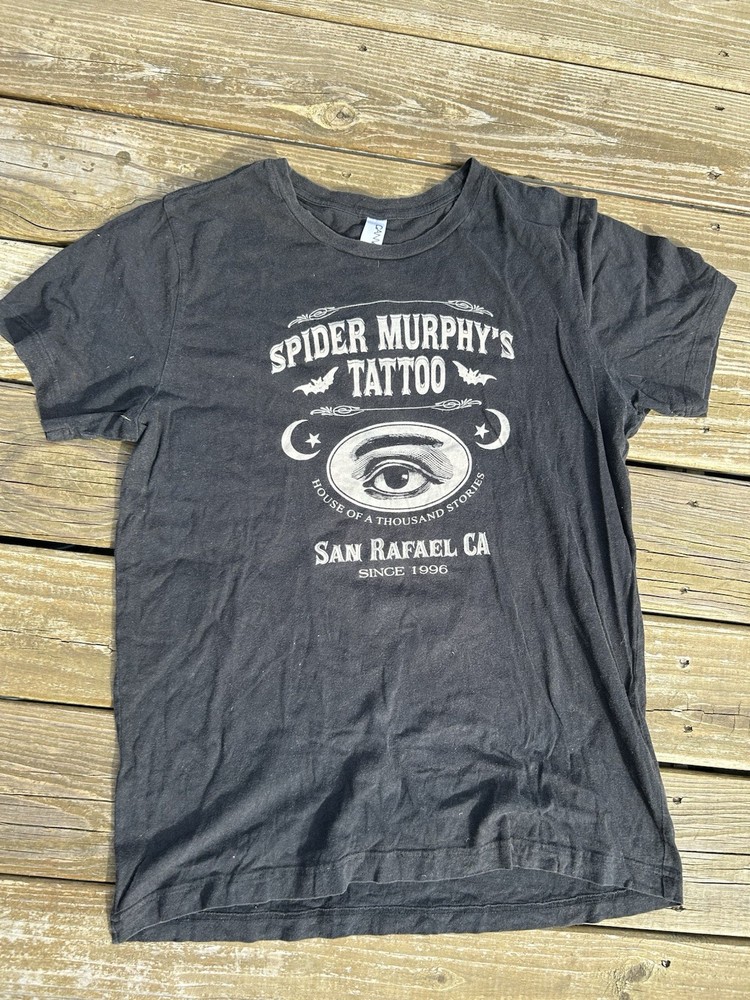 Spider Murphy Tattoo Shop T Shirt Men’s large