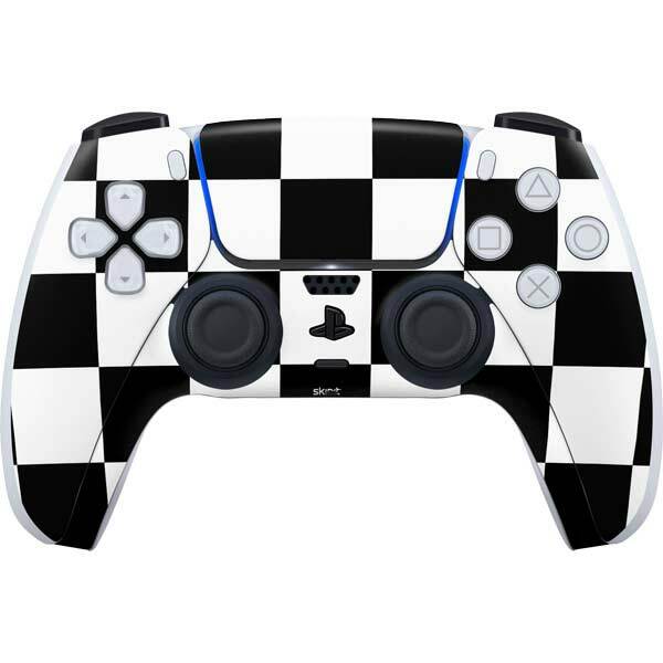 Checkerboard PS5 Controller Skin - Black and White Checkered