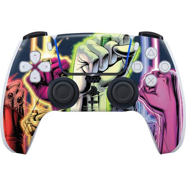DC Comics Green Lantern PS5 Controller Skin - Green Lantern Fists in the Air
