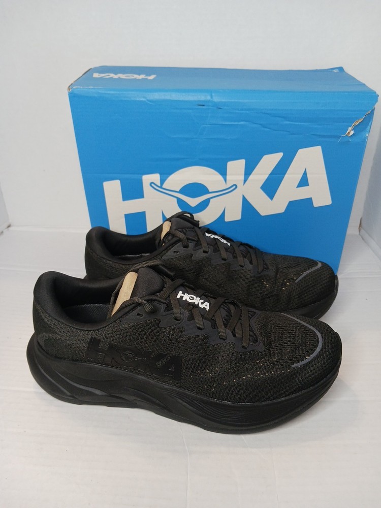 Men's Hoka Rincon 4 Black Size 9.5 D Athletic Running Shoes