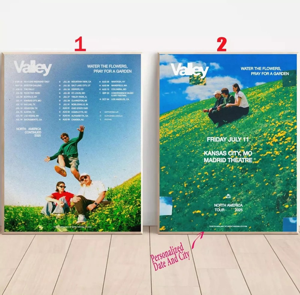Valley Water The Flowers Pray For A Garden 2025 North America Tour Dates Fan Gif
