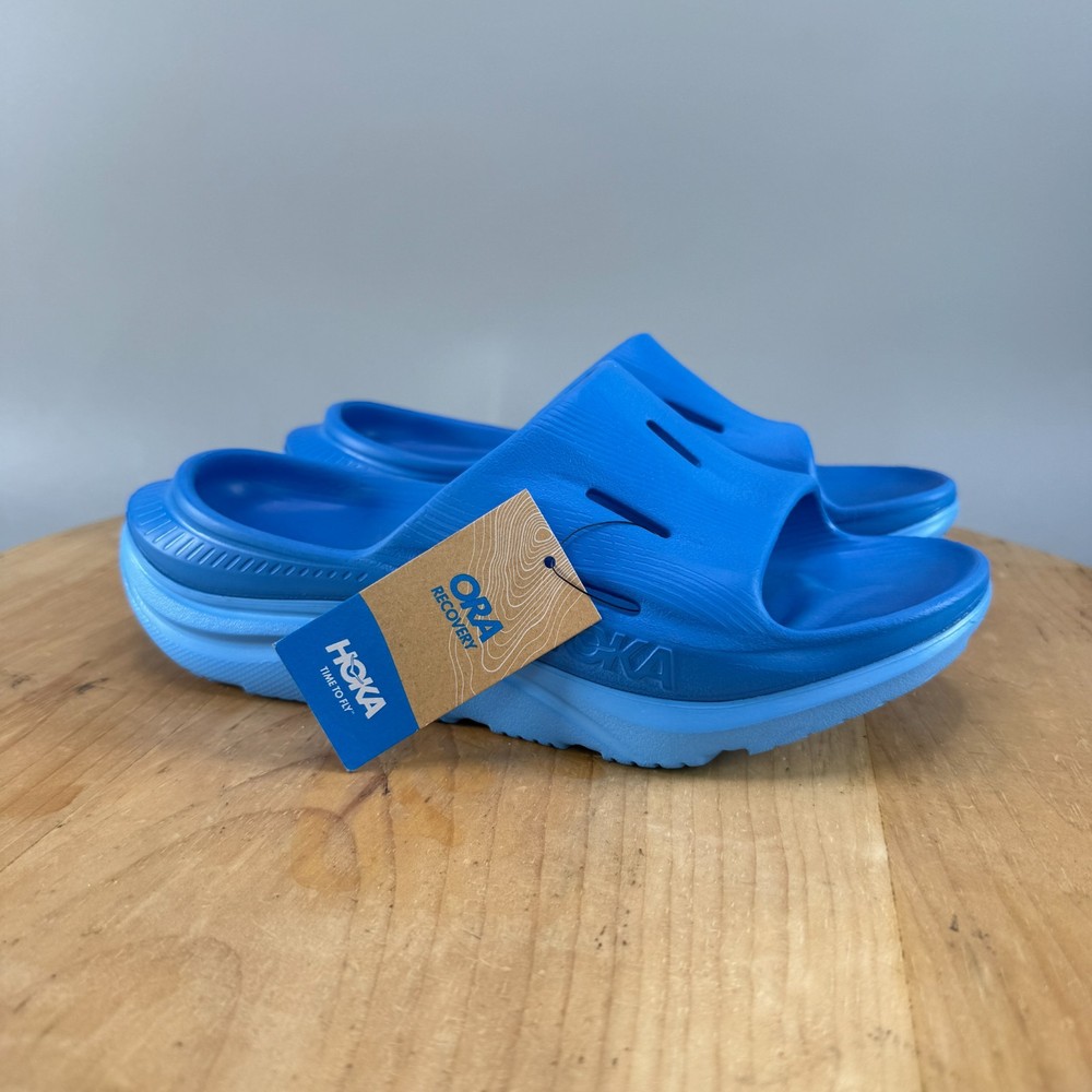 Hoka Ora Recovery Slide 3 Womens Size 6 Slip On Sandals All Aboard Coastal Sky
