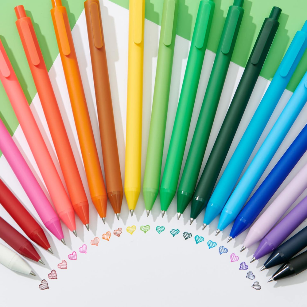 Gel Pens Assorted 20 Colors 0.7mm Medium Point Aesthetic Stationery Set