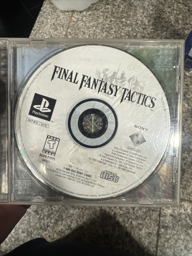 Final Fantasy Tactics (Sony PlayStation 1, 1998)