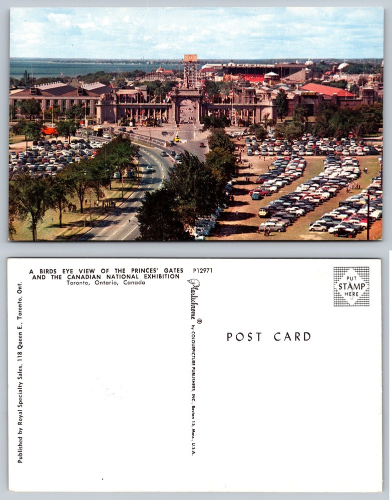Princes Gates Canadian National Exhibition Toronto Canada Postcard
