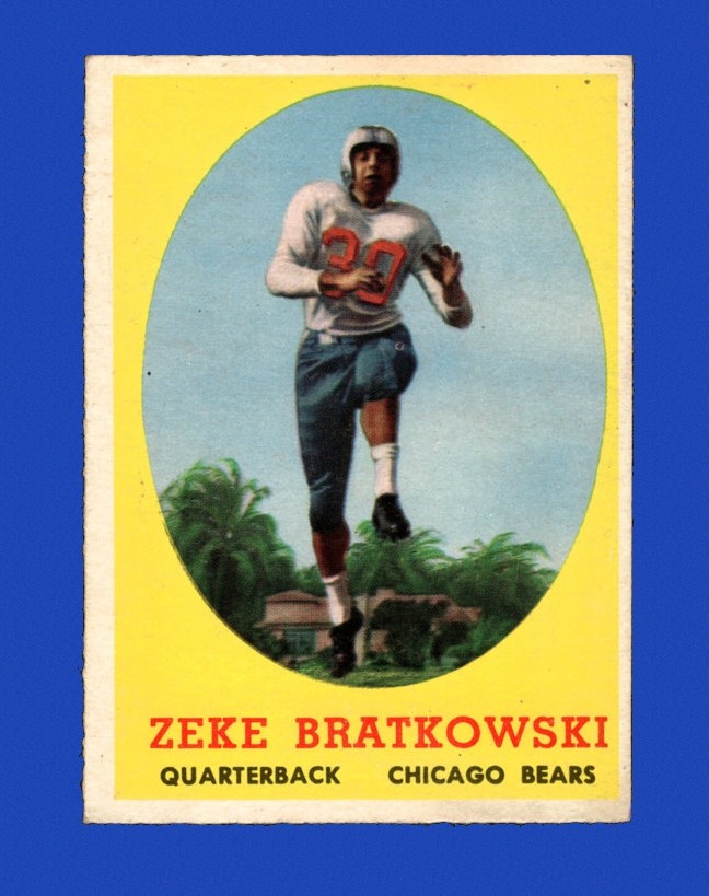 1958 Topps Set-Break # 23 Zeke Bratkowski EX-EXMINT *GMCARDS*Consign with Greg Morris Cards