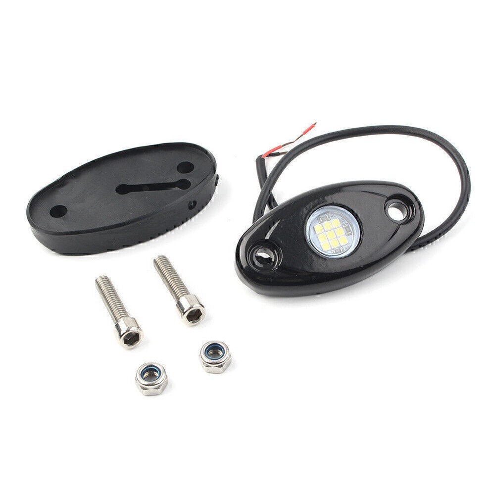 White LED Rock Light for Truck JEEP ATV SUV Trail Rig Bar Lamp