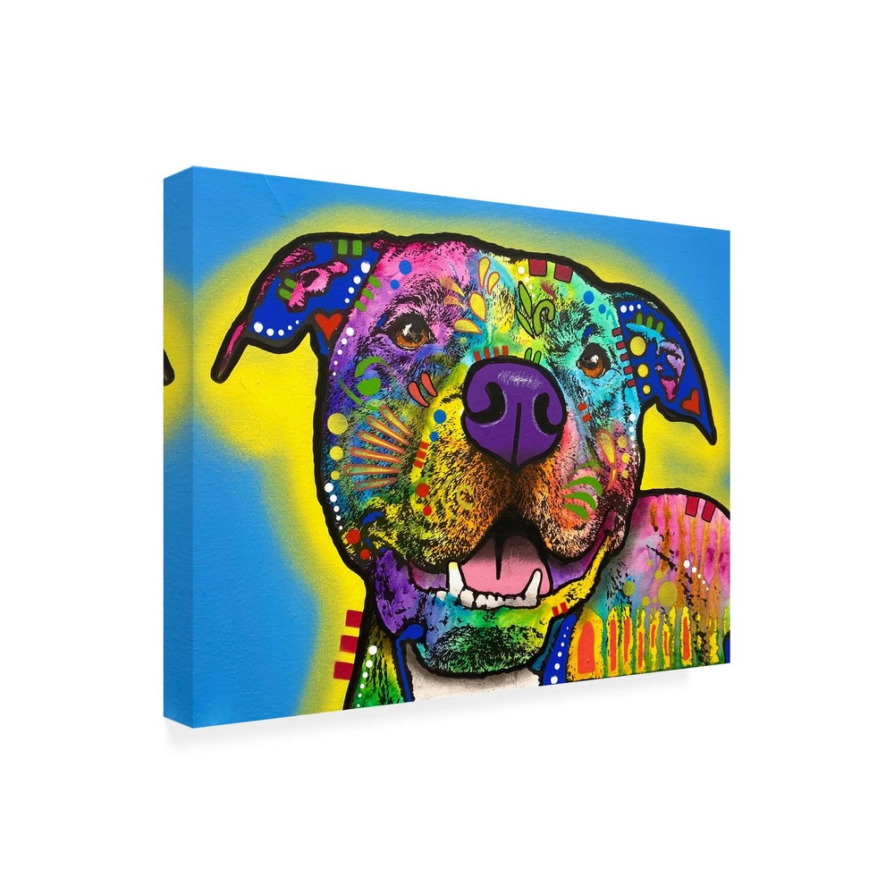 Wrapped Canvas Wall Art - Dean Russo 'Doggie Dog' Wall Art for Living Room, B...