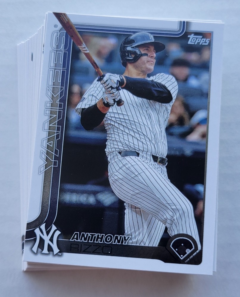 2025 Topps - New York Yankees Team Set (Series 1, 2, & Update) - 39 Cards