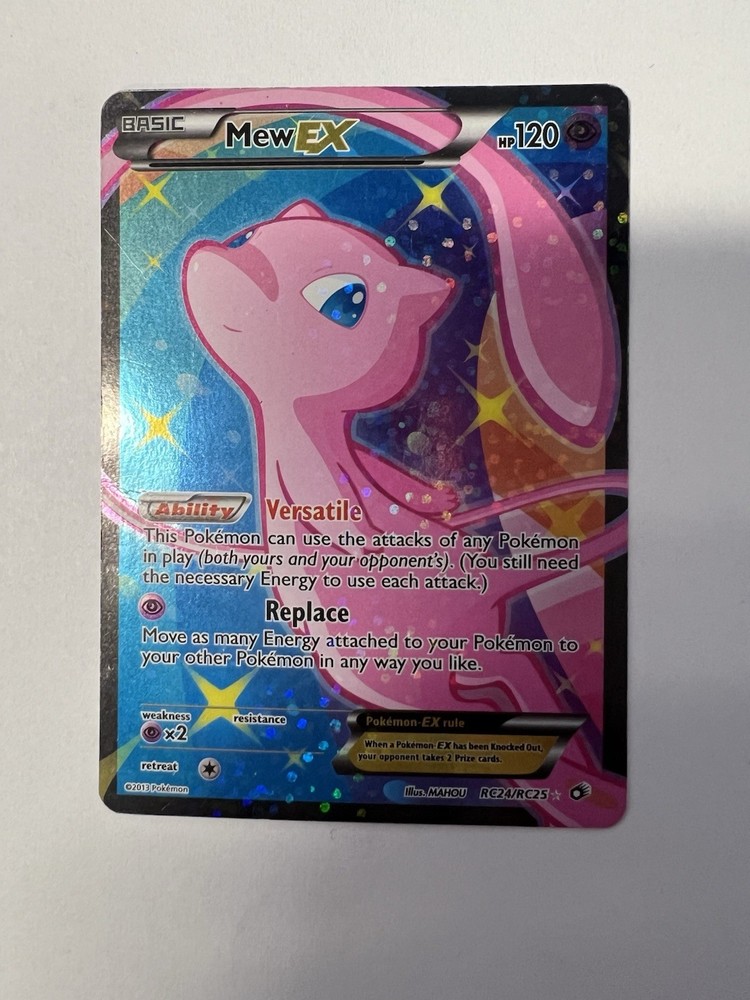 Mew EX (Full Art) RC24/RC25 Legendary Treasures: Radiant Collection Holo