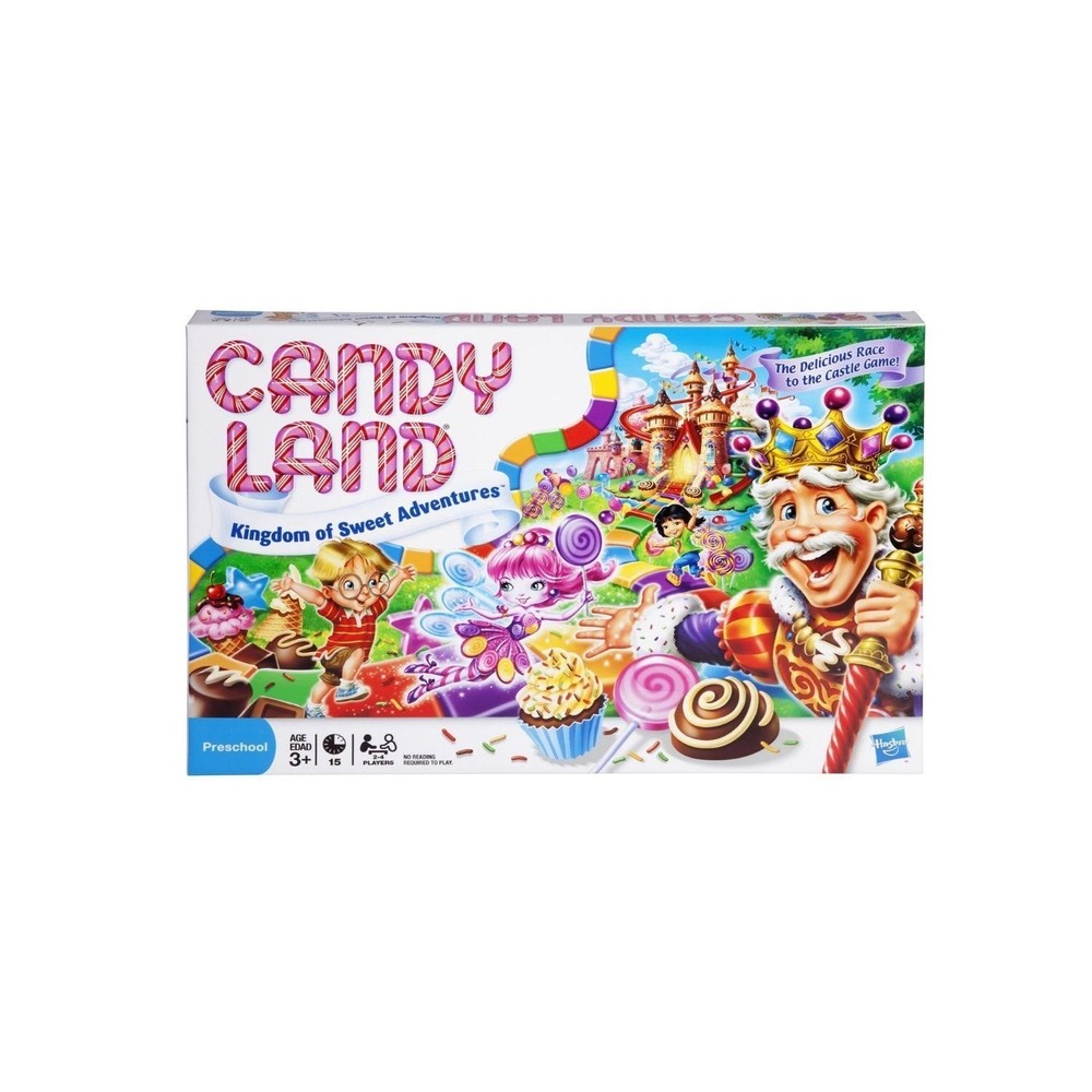 Hasbro Gaming Candy Land Kingdom of Sweet Original version, Multicolor